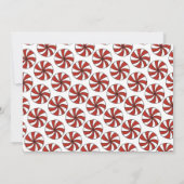 Holiday Open House Gingerbrood Cookie Peppermint Kaart (Achterkant)