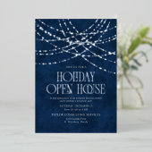 Holiday Open House Invitation Folie Uitnodiging (Staand Voorkant)