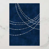 Holiday Open House Invitation Folie Uitnodiging (Achterkant)