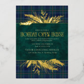 Holiday Open House Invitation Folie Uitnodiging (Voorkant)