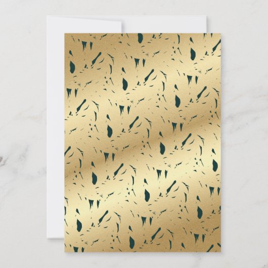 Holiday Open House Invitation Kaart (Achterkant)