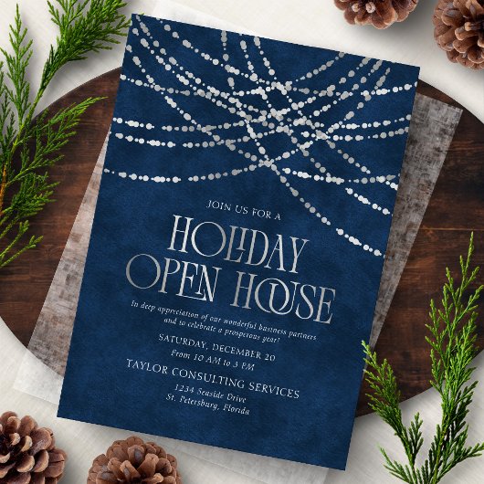 Holiday Open House Invitation Kaart