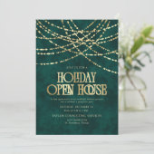 Holiday Open House Invitation Kaart (Staand voorkant)