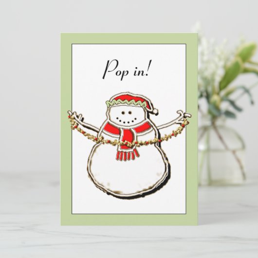 Holiday Open House Kaart (Staand voorkant)