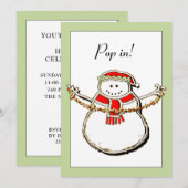 Holiday Open House Kaart (Voorkant / Achterkant)