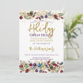 Holiday Open House Kaart (Staand voorkant)
