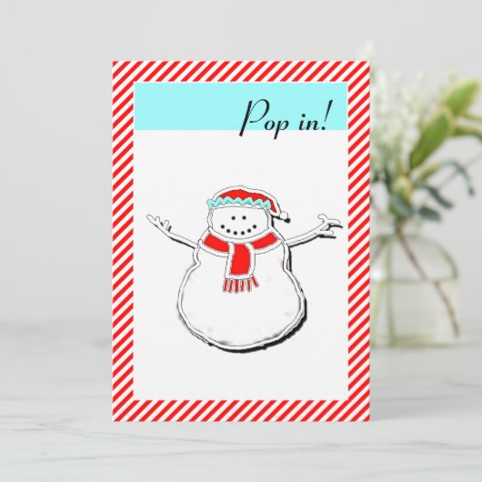 Holiday Open House Kaart (Staand voorkant)