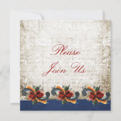 Holiday Open House Rosemalling Scandinavian Kaart (Voorkant)