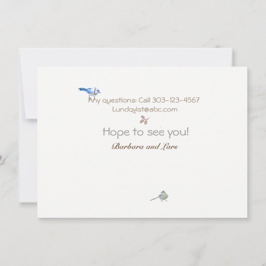 Holiday Open House: uitnodiging (Achterkant)