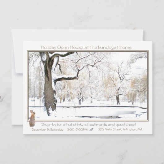 Holiday Open House: uitnodiging (Voorkant)