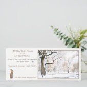 Holiday Open House:uitnodiging Kaart (Staand voorkant)