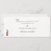 Holiday Open House:uitnodiging Kaart (Achterkant)