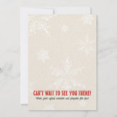 Holiday Open House Vintage Elves Kaart (Achterkant)