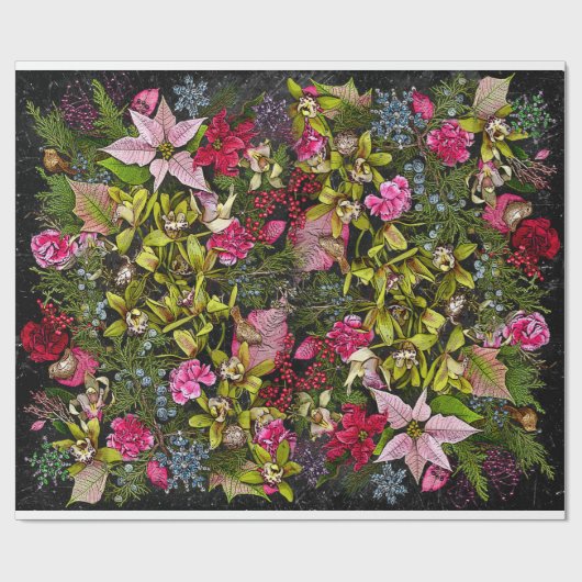 Holiday Orchid Giftwrap Cadeaupapier (Vlak)