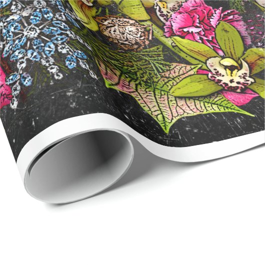Holiday Orchid Giftwrap Cadeaupapier (Rol Hoek)