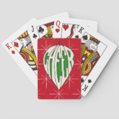 Holiday Ornament Cheer Pokerkaarten (Achterkant)