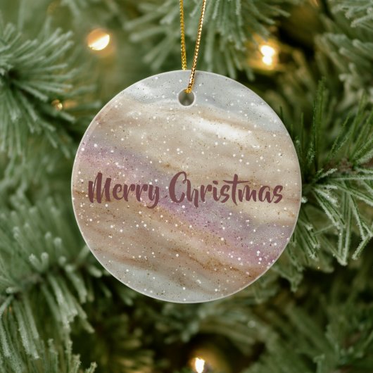 Holiday Ornament – Merry Christmas or Your Message (Boom)