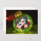 Holiday Ornament Template Briefkaart (Voorkant / Achterkant)