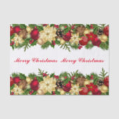 Holiday Ornamental Garland Tissuepapier (Voorkant)