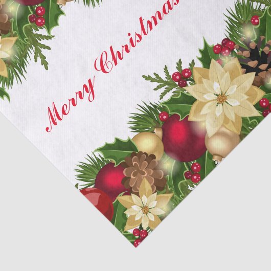 Holiday Ornamental Garland Tissuepapier (Detail)