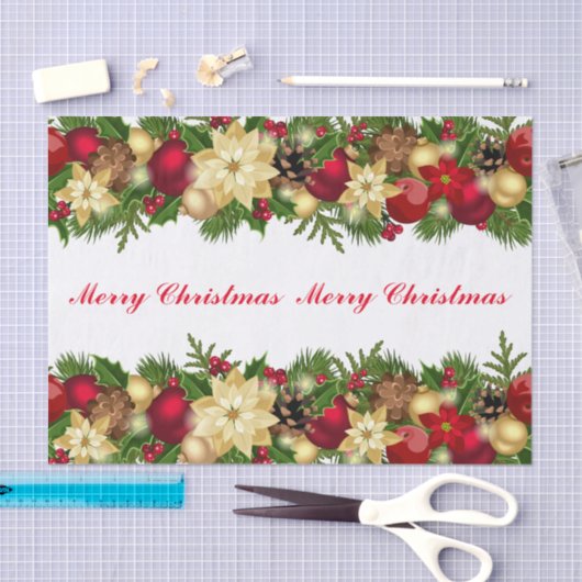 Holiday Ornamental Garland Tissuepapier (Craft)