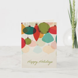Holiday Ornaments Card Kaart