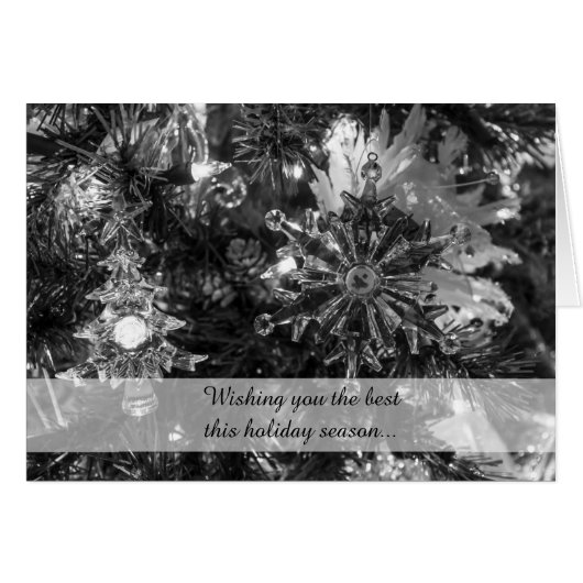 Holiday Ornaments Grayscale (Voorkant Horizontaal)