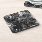 Holiday Ornaments Grayscale Drankjes Onderzetter (Linkerzijde)