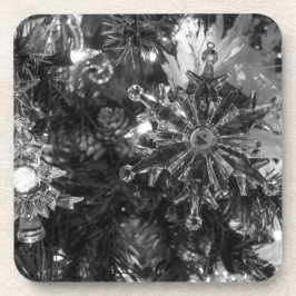Holiday Ornaments Grayscale Drankjes Onderzetter