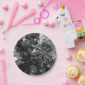 Holiday Ornaments Grayscale Papieren Bordje (Feest)