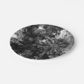 Holiday Ornaments Grayscale Papieren Bordje (Gekanteld)