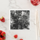 Holiday Ornaments Grayscale Servetten (Insitu)