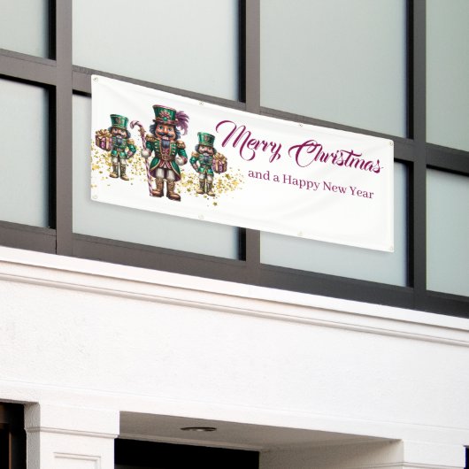 Holiday Outdoor Banner Nutcracker (Buitenkant Gebouw)