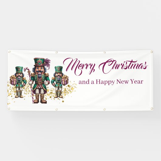 Holiday Outdoor Banner Nutcracker (Horizontaal)