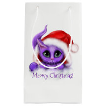 Holiday Paars Kat Meowy Kerstmis