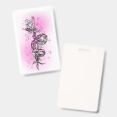 holiday package with snake badge (Voor- en achterkant)