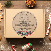 Holiday packaging cottage law food label with logo