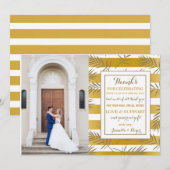 Holiday Palms Foto Dankkaart Kaart (Voorkant / Achterkant)