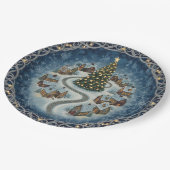 Holiday Paper Plates Papieren Bordje (Gekanteld)