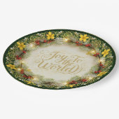 Holiday Paper Plates Papieren Bordje (Gekanteld)