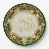 Holiday Paper Plates Papieren Bordje (Voorkant)