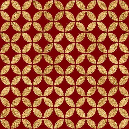 Holiday Paper Plates Red Gold Festive Monogram Papieren Bordje