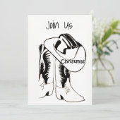 ***HOLIDAY PARTIJ** INVITATIES LANDENCHRISTMAS KAART (Staand voorkant)