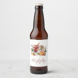 Holiday Party Bier Fles Label Bier Etiket