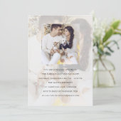 Holiday Party Dubbele foto-uitnodiging met overlay Kaart (Staand voorkant)