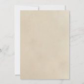 Holiday Party Festive Christmas Wreath Invitation Kaart (Achterkant)