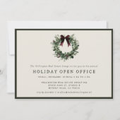 Holiday Party Festive Corporate Business Christmas Kaart (Voorkant)