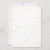 Holiday Party Gold Kalligrafie Script Aangepast Kaart (Achterkant)