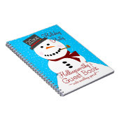 Holiday Party Guest Book - Snowman Notitieboek (Rechterzijde)