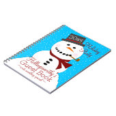 Holiday Party Guest Book - Snowman Notitieboek (Linkerzijde)